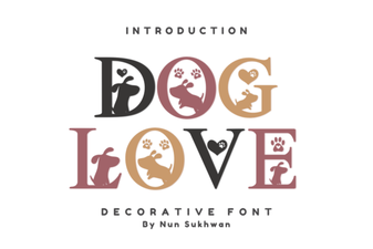Dog Love Font: Playful & Heartfelt Design Ideas