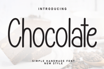 Chocolate-Inspired Fonts for Creative Design Projects